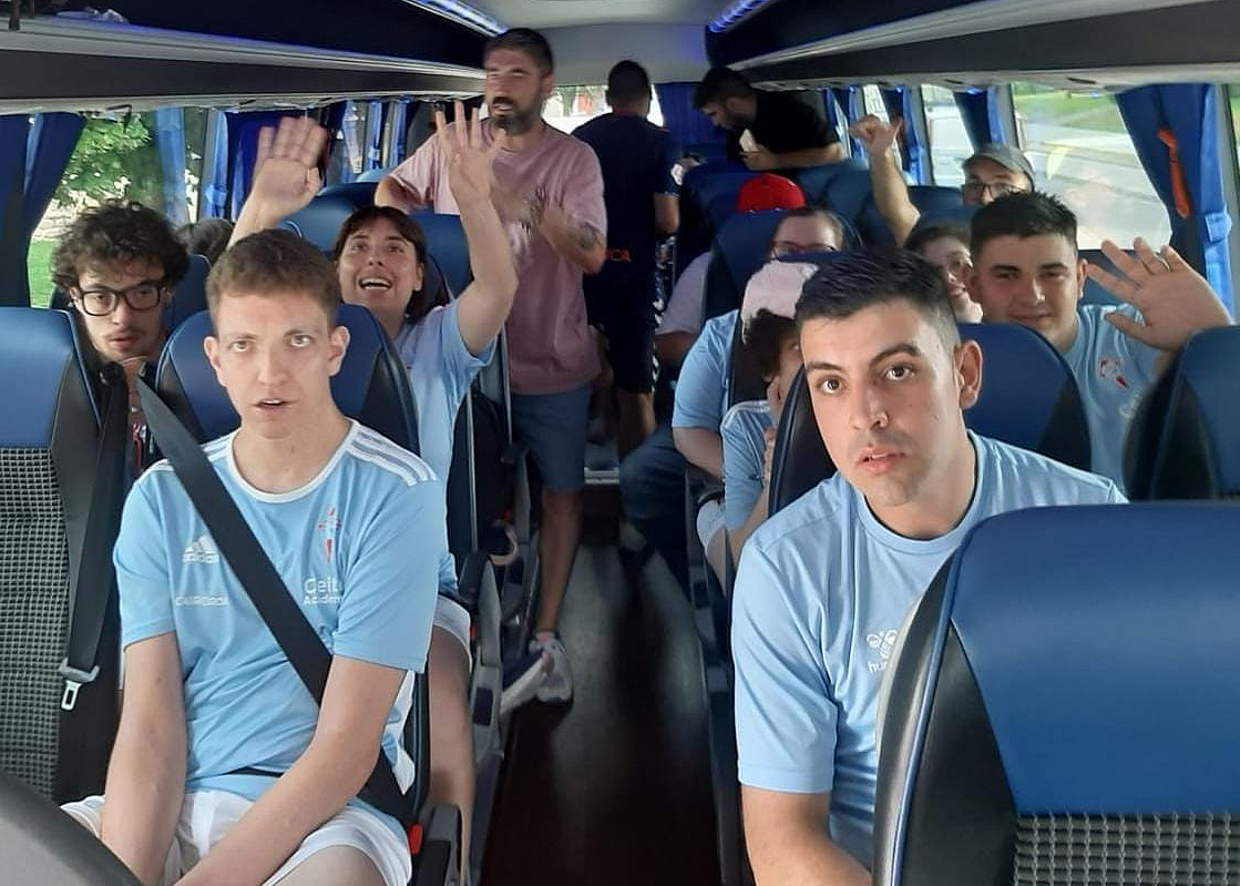 Los ourensanos viajaron a Vigo para realizar la actividad conjunta